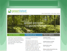 Tablet Screenshot of greenlisted.org